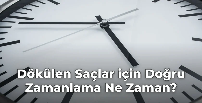 Dökülen Saçlar için Doğru Zamanlama Ne Zaman?