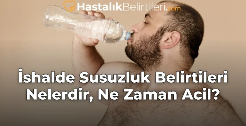 İshalde Susuzluk Belirtileri Nelerdir, Ne Zaman Acil?