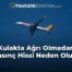 Kulakta Ağrı Olmadan Basınç Hissi Neden Olur?