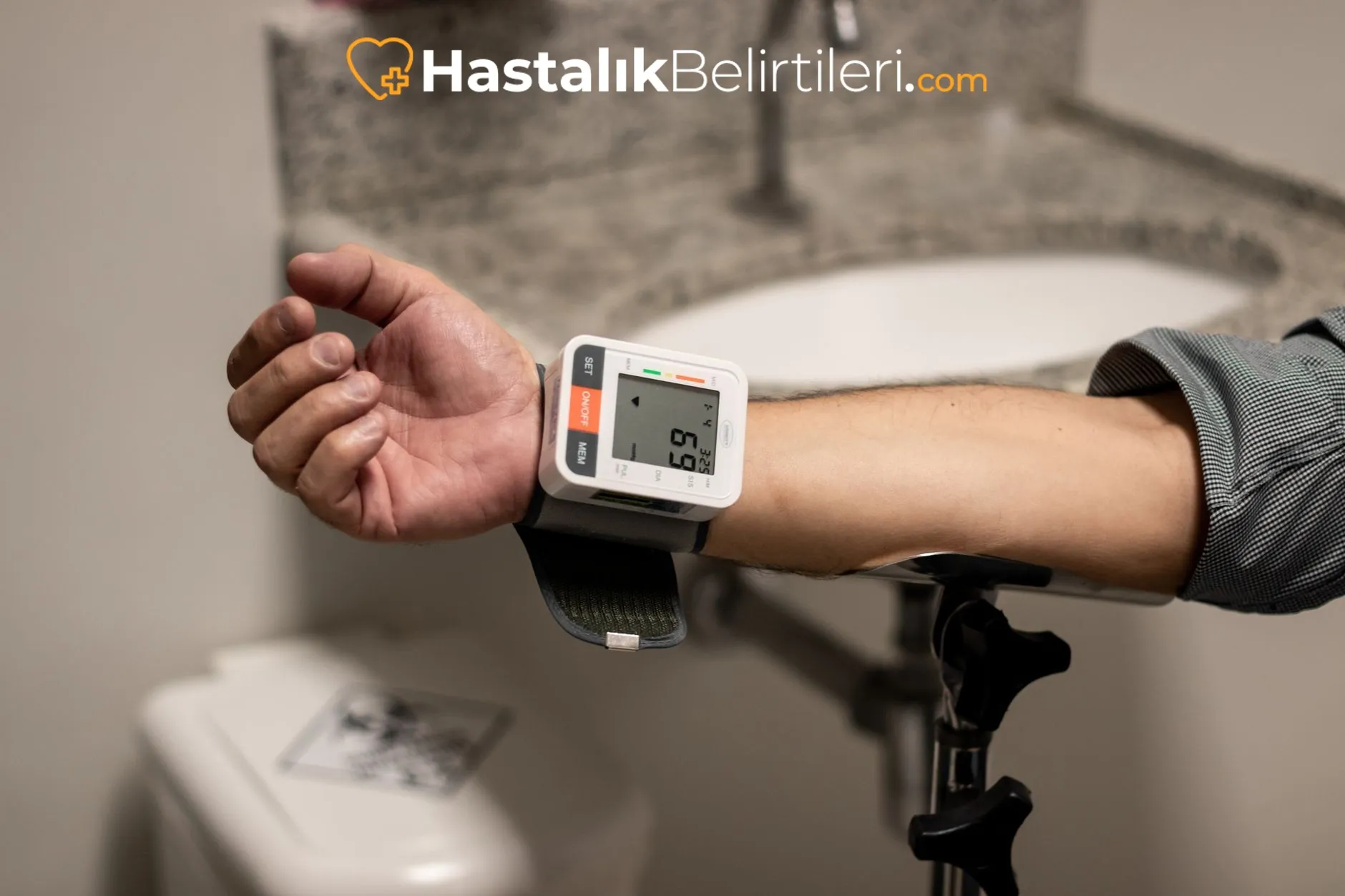 Sıvı tüketimi sonrası tansiyonun dengelendiğini gösteren illüstrasyon