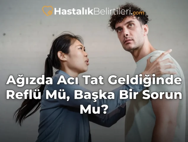 Ağızda Acı Tat Geldiğinde Reflü Mü, Başka Bir Sorun Mu?