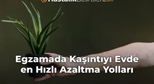 Egzamada Kaşıntıyı Evde en Hızlı Azaltma Yolları