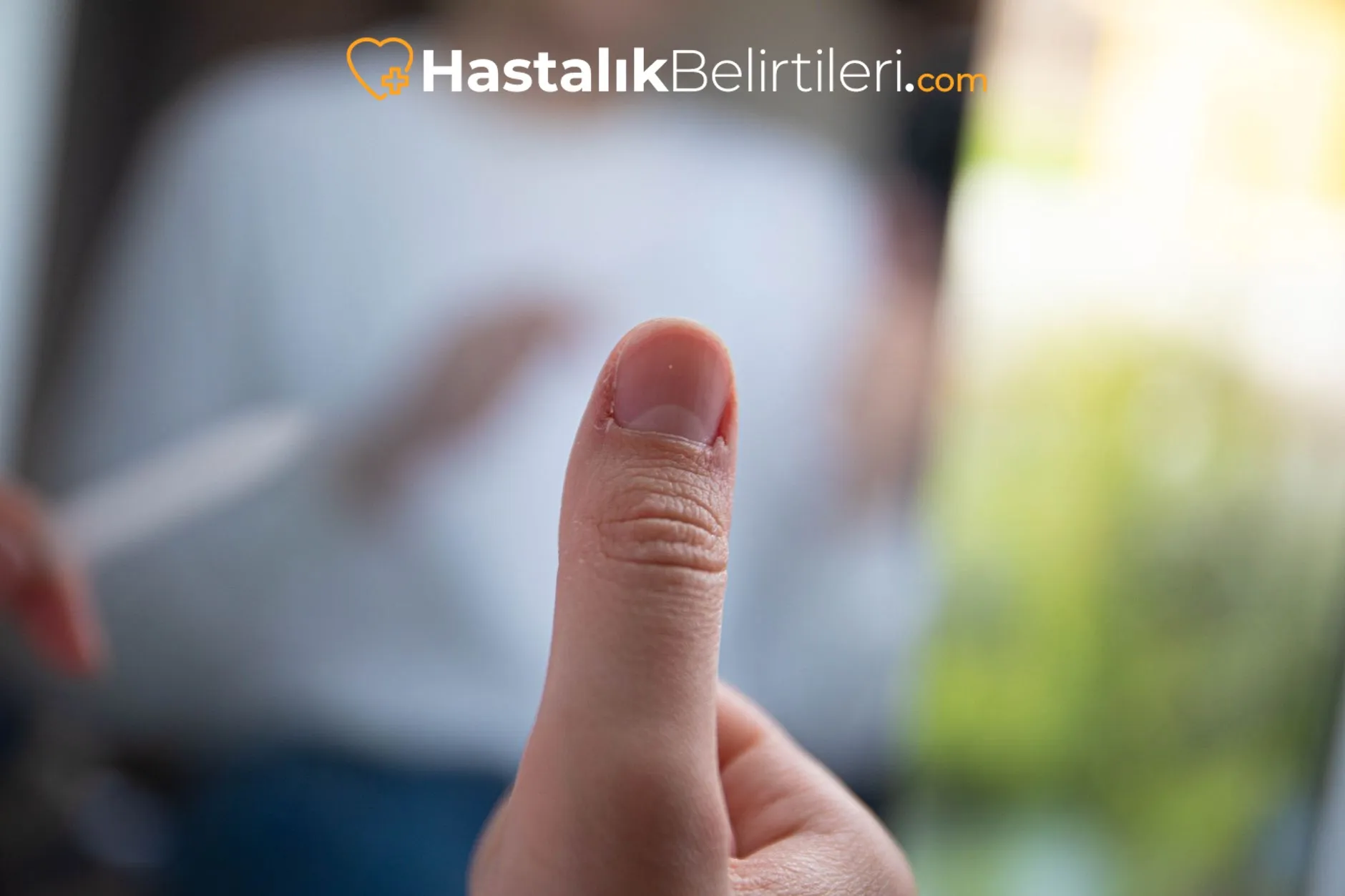 Gece boyunca baskı sonrası parmak ucu mor görünüm